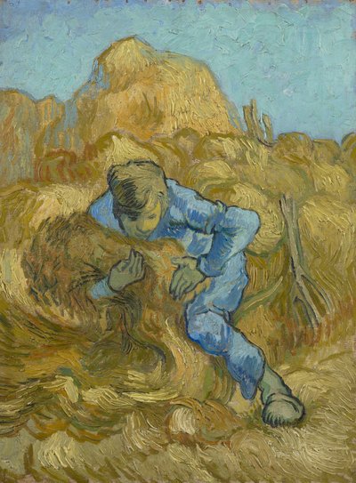 Die Garbenbinderin (nach Millet) von Vincent van Gogh